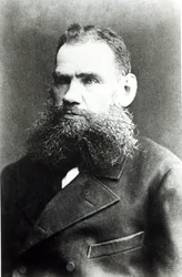 Porträt von Lew Nikolajewitsch Tolstoi